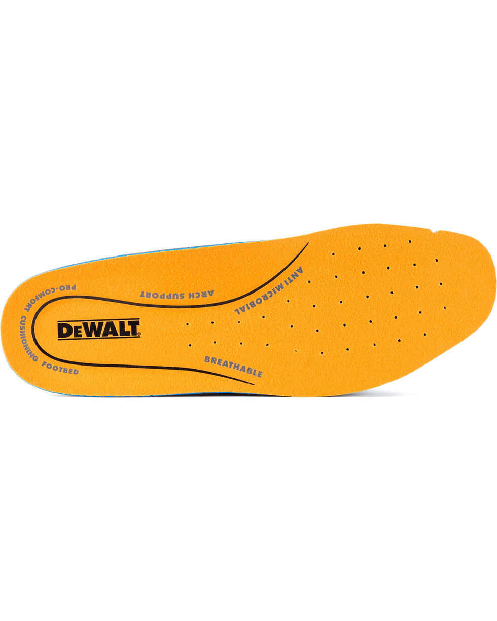 Mens DEWALT Boron Athletic Work Shoe Black Yellow Footwear||Men/'s